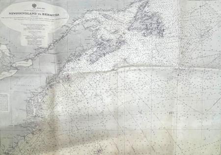 Art work by  Anonimo Newfoundland to Bermuda - print paper 